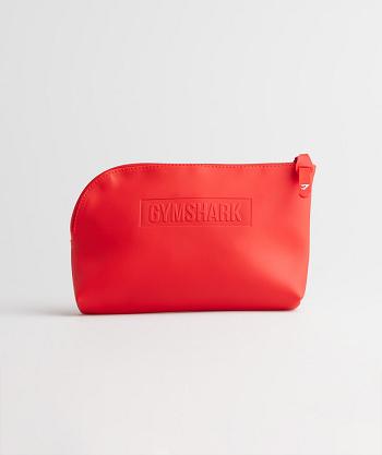 Gymshark Everyday Zip Pouch Väska Accessories Röda | SE 4175EBC